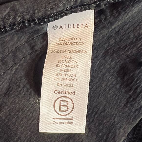 Athleta Women’s Sz 6 Black Trekkie Pant Paper Bag Waist Pull On Ankle - Picture 11 of 11